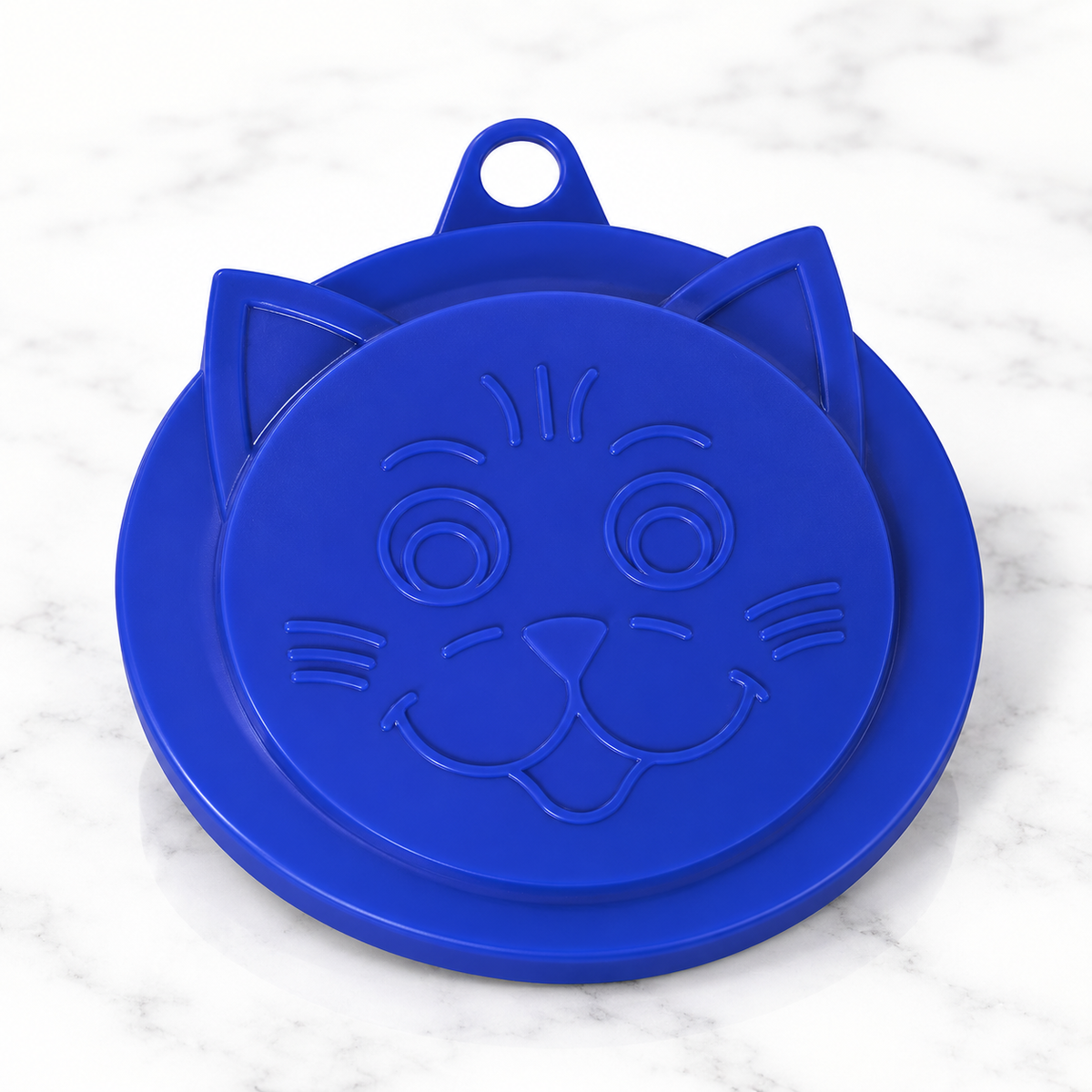 Petmate Kitty Kaps Can Topper, Blue — hero marble