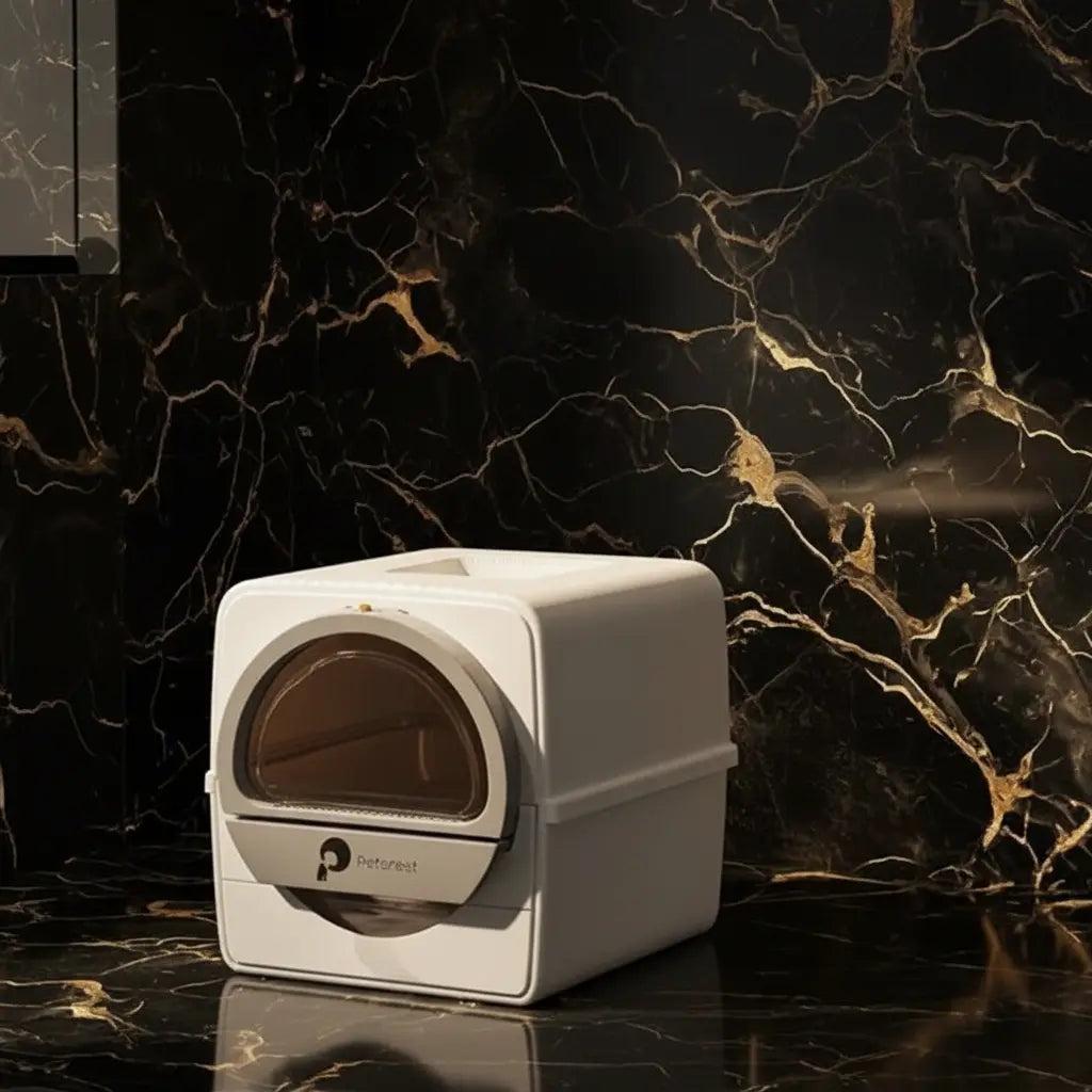 The Dome enclosed large cat litter box in a studio product image.