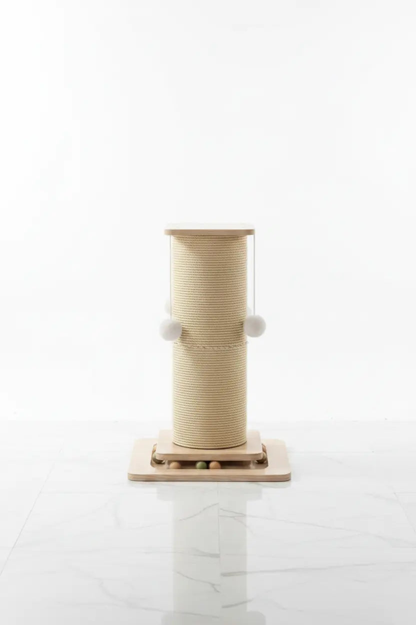 Scratch Central sisal scratching post used as a product reference for a dedicated scratch surface.