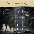The Cat-Cave 210cm tall cat tree with enclosed tunnel condo for large cats