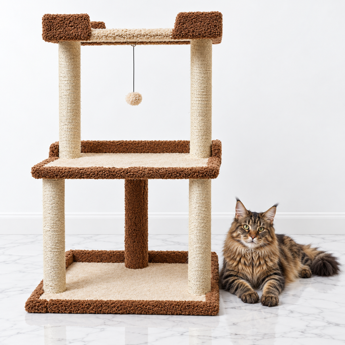 Armarkat B4120 Coffee Brown — maine coon brown