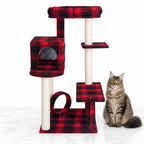Armarkat B5008 Cat Tree, Scotch Plaid — maine coon brown
