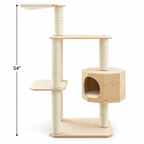 Armarkat Premium Wood Cat Tree S5402 — dimensions inches