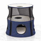 K&H Kitty Tower — 2 Story / Dark Denim — product hero