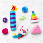 Quirky Kitty Birthday Box 8pk — hero marble