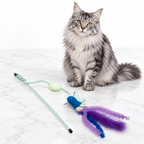 Quirky Kitty Firefly Wand — maine coon silver