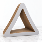 PetFusion 3-Sided Vertical Cat Scratching Post Warm Gray Large — hero marble