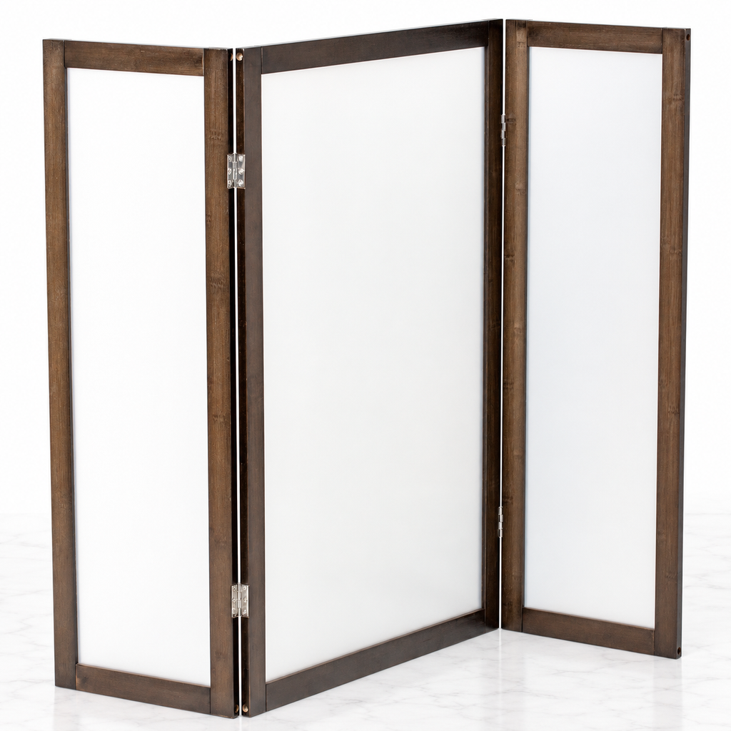 PetFusion Modest Privacy Screen, Brown — hero marble