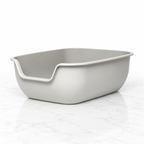 PetFusion BetterBox, Gray, Single Litter Box — hero marble