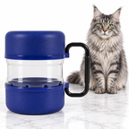 Vittles Vault Travel-Tainer, Blue — maine coon silver