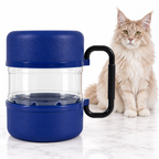 Vittles Vault Travel-Tainer, Blue — maine coon cream