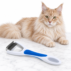 JW Gripsoft Cat Deshedding Tool, Assorted Colours, Blue and White Sample — maine coon cream