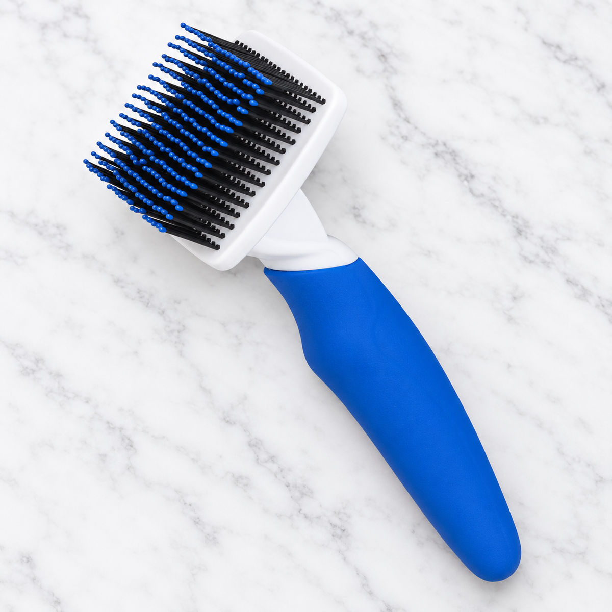 JW Gripsoft Cat Brush, Assorted Colours, Blue and White Sample — hero marble