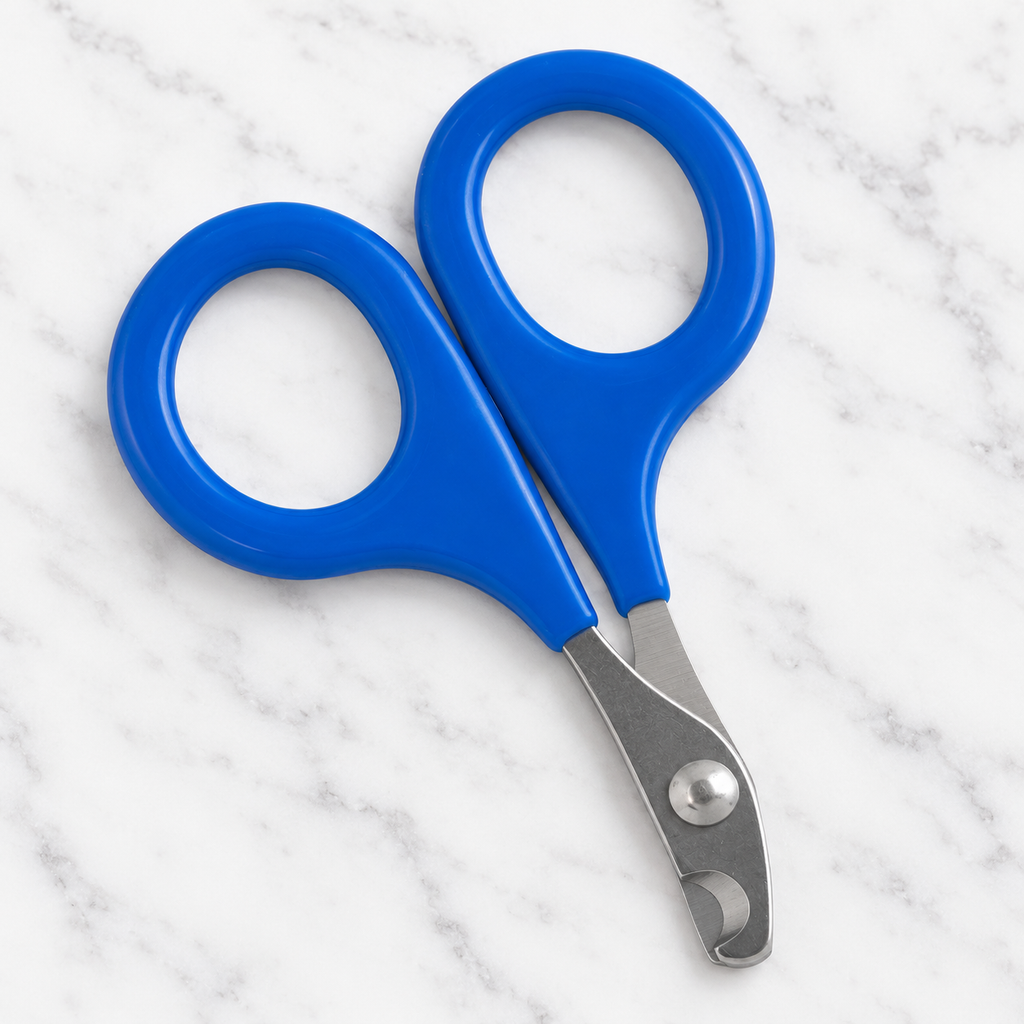 JW Gripsoft Cat Nail Clipper, Assorted Colours, Blue Sample — hero marble