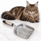 Petmate Metal Litter Scoop, Light/Dark Brown — maine coon brown