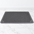 Extra-Large Litter Catcher Mat — 47 × 32 Inches on white marble