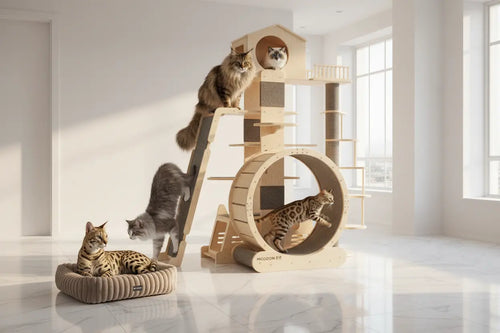 The Highland Retreat — Maine Coon Cat Tower & Activity Centre Giant Paws