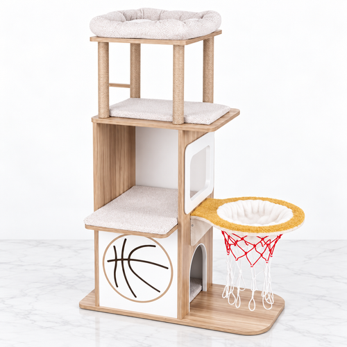 The Court House — Cat Tower & Basketball Hammock