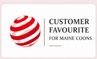 Customer Favourite for Maine Coons — fictional badge concept