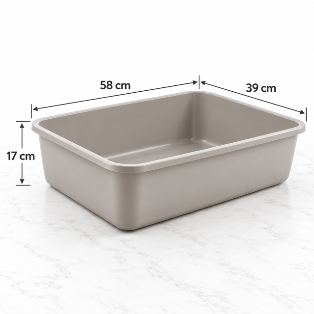 The Grand Cabinet Fit XL litter tray dimensions 58 by 39 by 17 centimetres