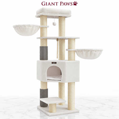 The Ivory Crown — 160 cm Cat Tower