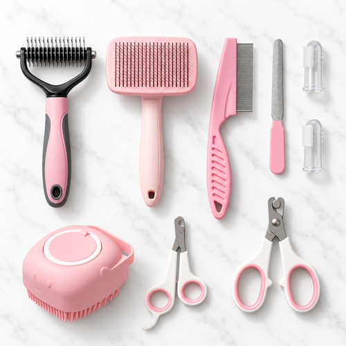 The Cashmere Comb — Large Cat Grooming Set