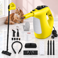 400ml Handheld Steam Cleaner with a ginger Maine Coon in a light pink room