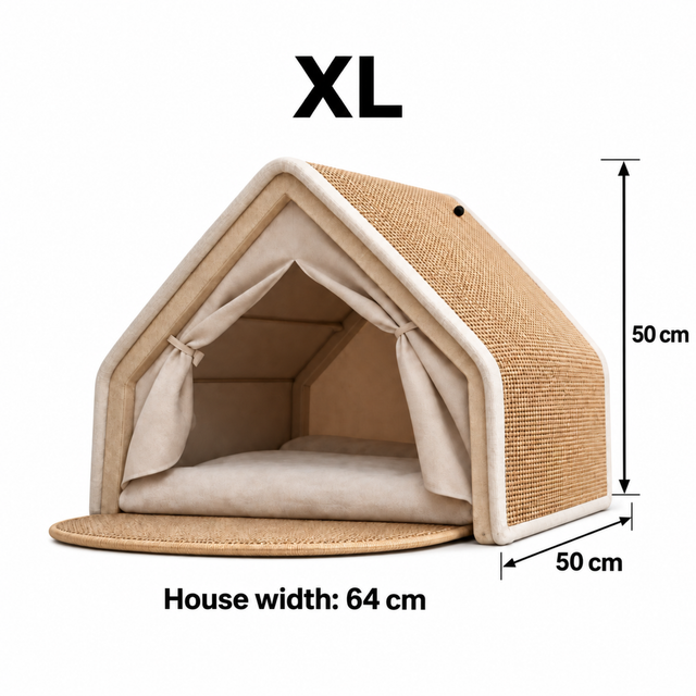 XL cat tent reference dimensions: house width64cm, depth50cm, height50cm