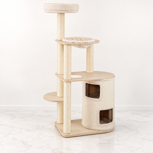 The Noble Hideaway — 151cm Two-Storey Condo Cat Tree