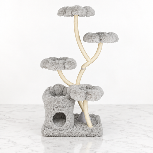 The Floral Canopy — 162cm Flower Platform Cat Tree