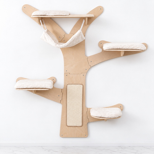 The Canopy Wall — 181cm Five-Level Cat Tower