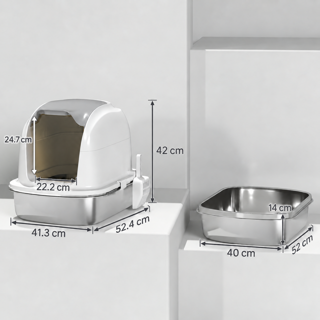 The Silver Parlour dimensions: 52.4 x 41.3 x 42 cm with a 22.2 x 24.7 cm entrance