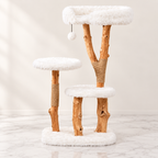 Cat Tree 110cm | Pear-Wood Perch Tower – The Orchard Perch — studio view