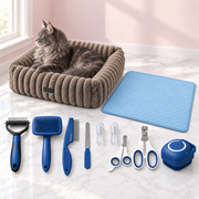 Cat Grooming & Bedding Set – The Grooming & Comfort Bundle