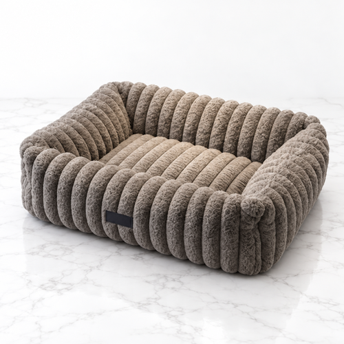 The Velvet Nest — Plush Rectangular Cat Bed, 4 Sizes