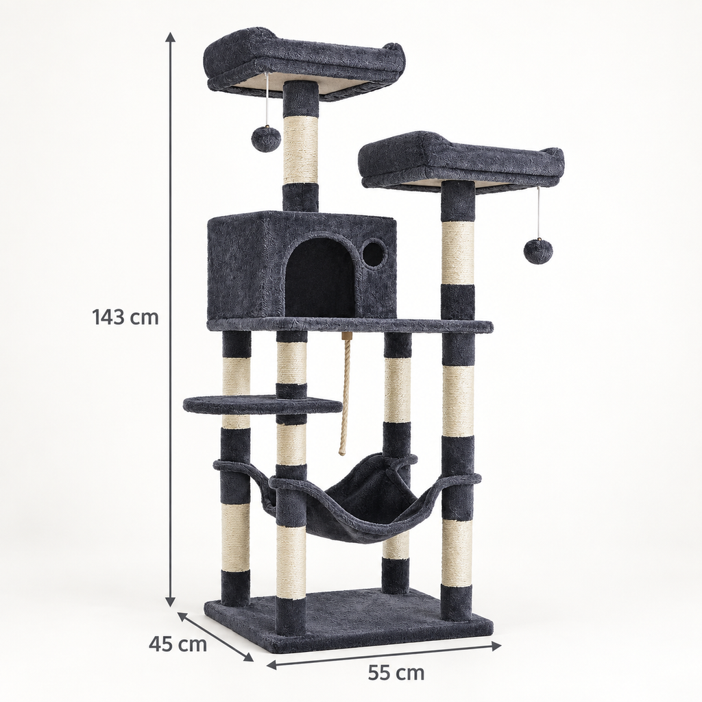 Misty Perch dimensions: 143 cm high, 55 by 45 cm base