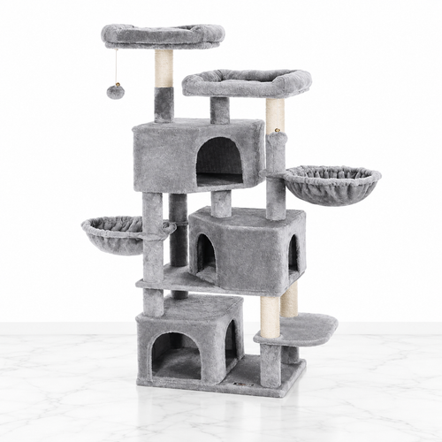 The Silver Lodge — 164 cm Cat Tower