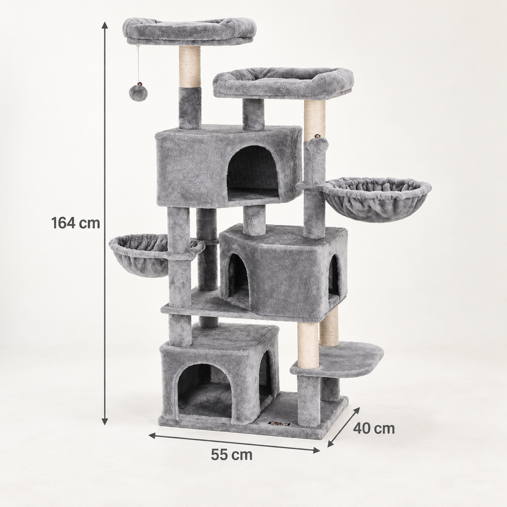 Silver Lodge dimensions: 164 cm high with a 55 by 40 cm base
