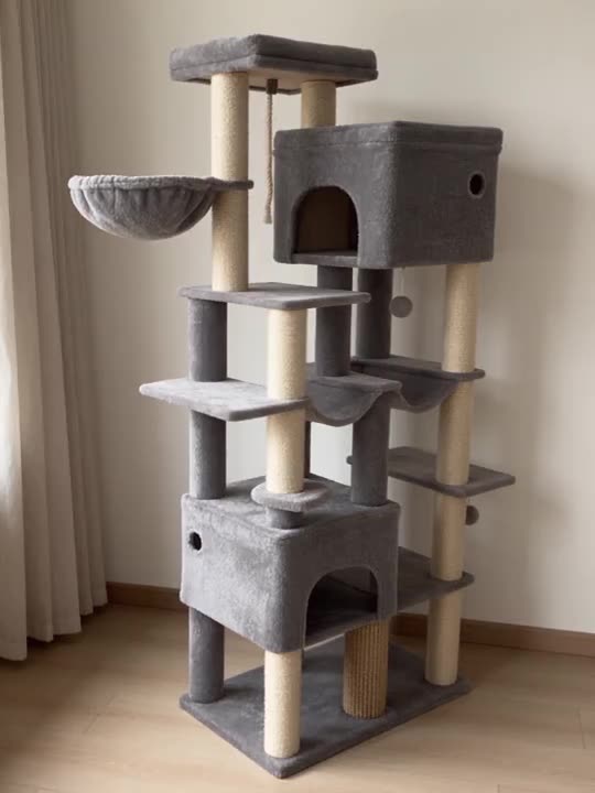 The Taj-MeowHall — 185cm Cat Tower at home
